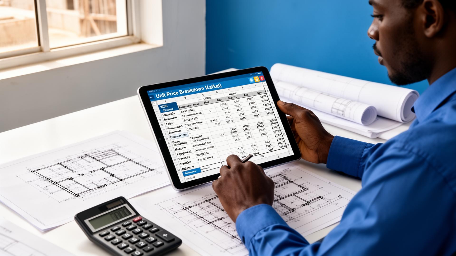 Sous-détail de prix BTP au Sénégal : méthode pour calculer un prix unitaire juste (2026)